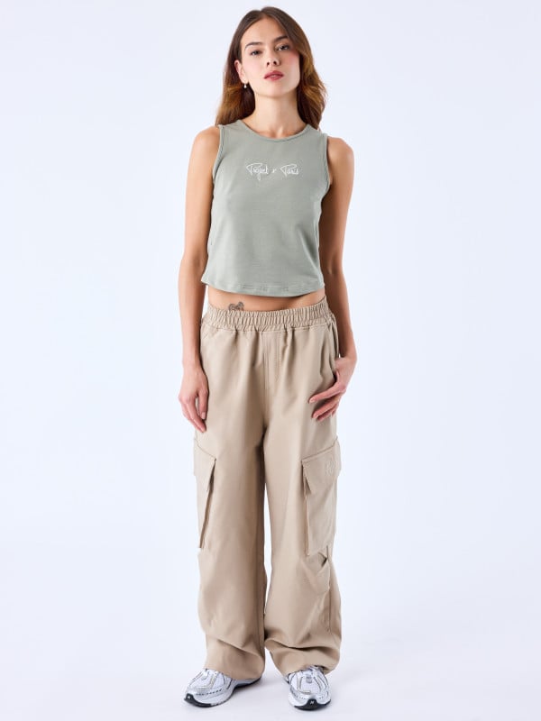 Project X Paris Crop Top Débardeur Signature