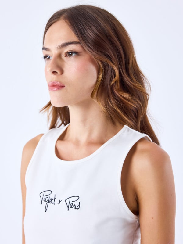 Project X Paris Crop Top Débardeur Signature