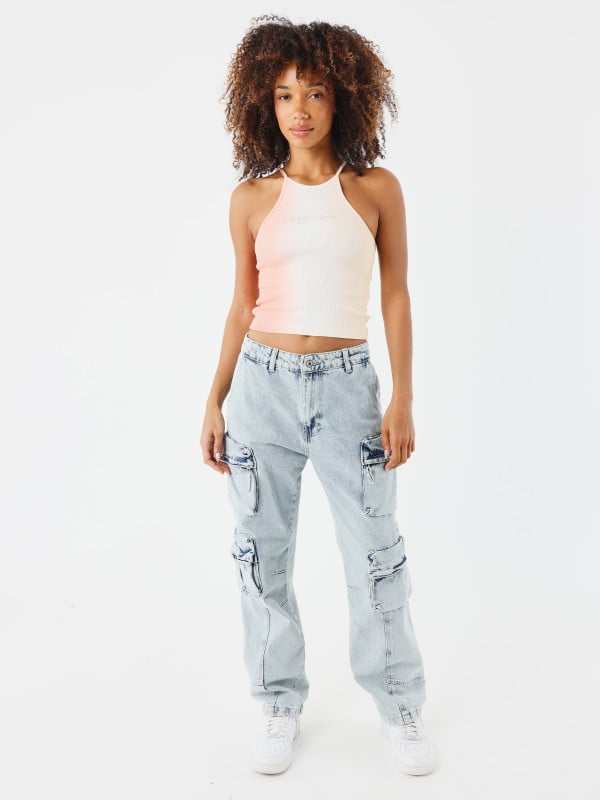 Project X Paris Crop Top Dégradé