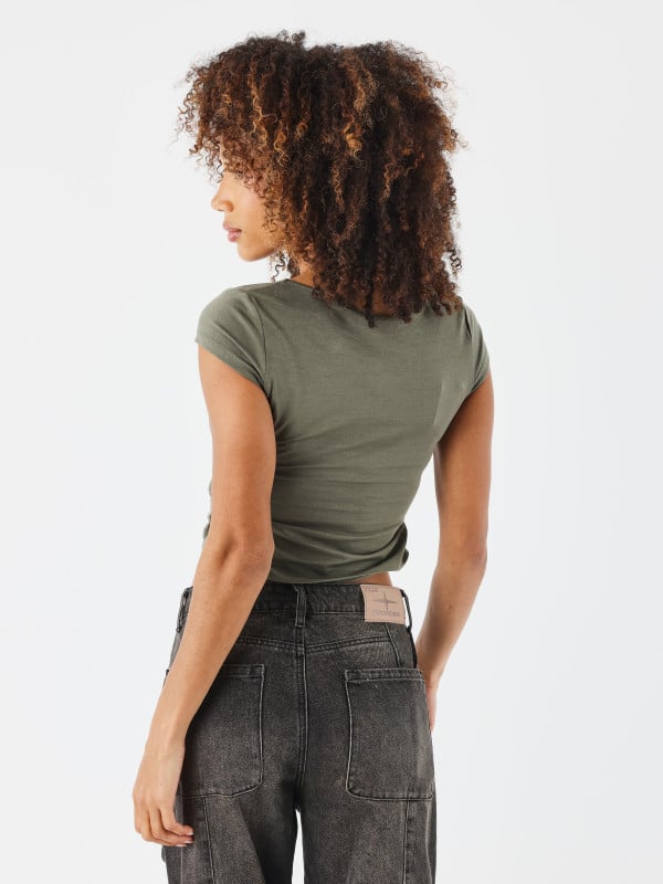 Project X Paris Crop Top Papillon