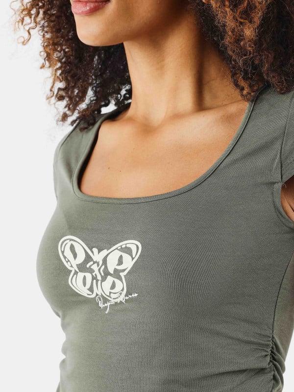 Project X Paris Crop Top Papillon