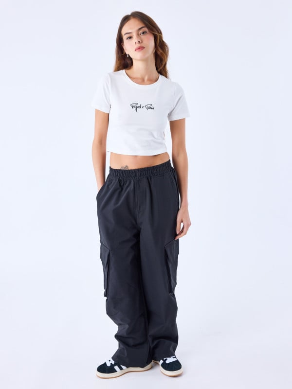 Project X Paris Crop Top Signature