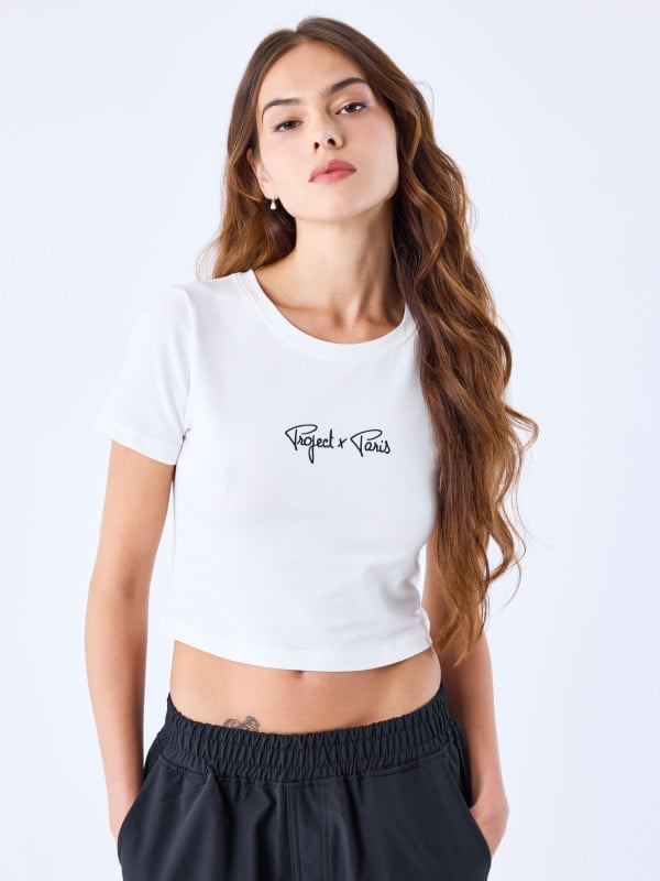 project x paris Crop top Signature