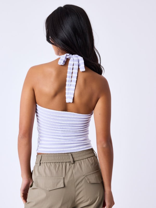 Project X Paris Crop Top Stripe