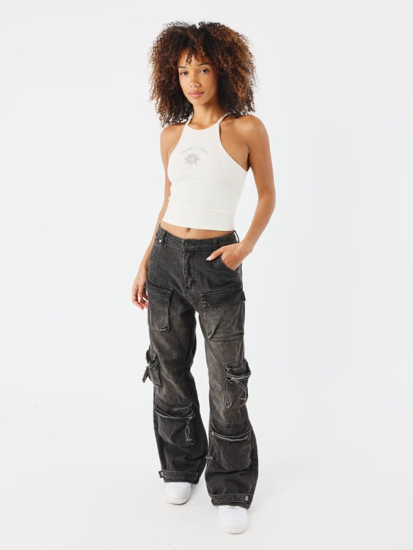 Project X Paris Crop Top Sun