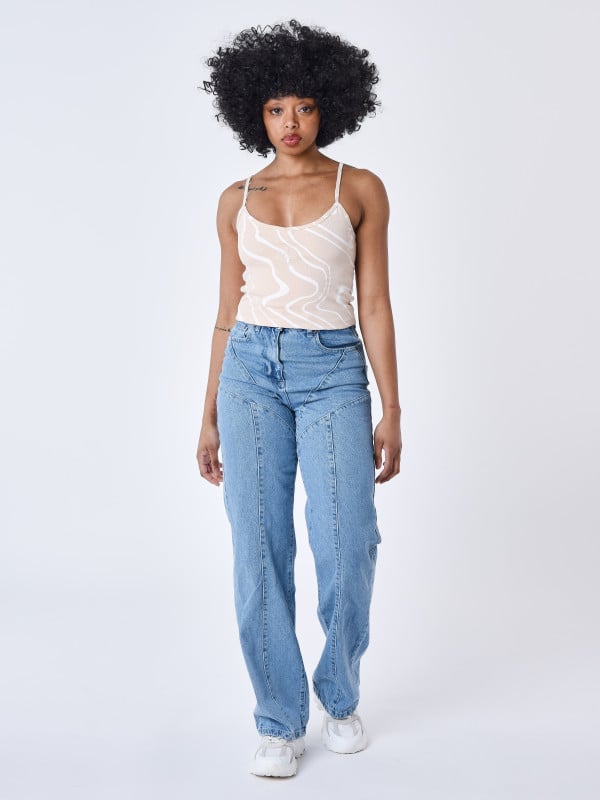 project x paris Débardeur effet ecume