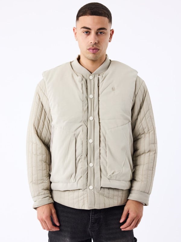 project x paris Double veste matelassé