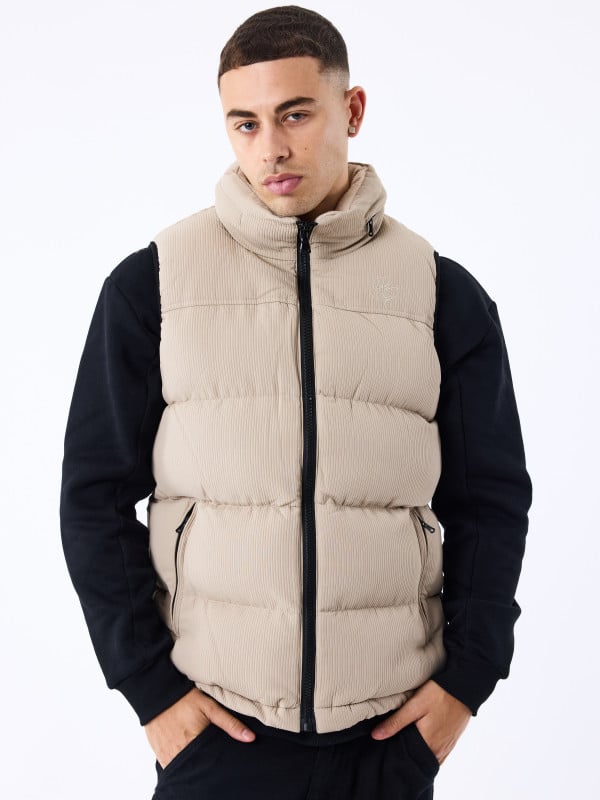 project x paris Doudoune côtelé sans manches