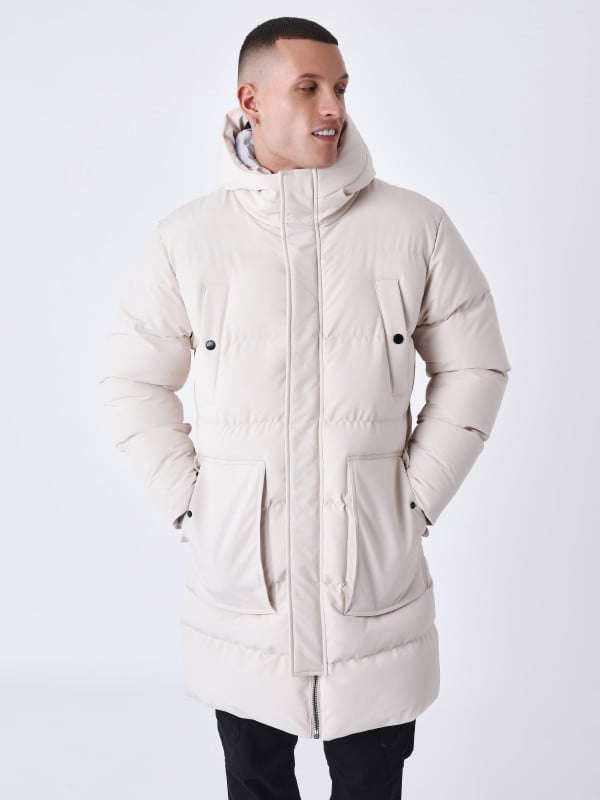 project x paris Doudoune longue multipoches