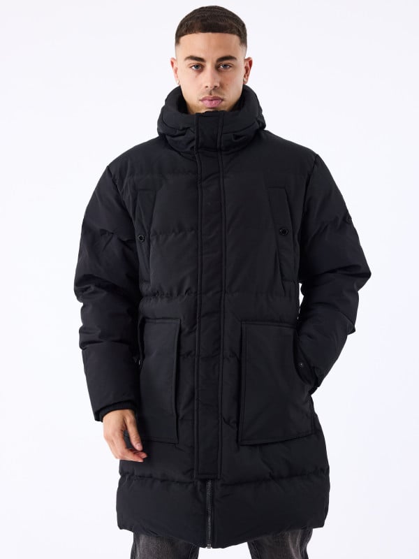 project x paris Doudoune longue multipoches