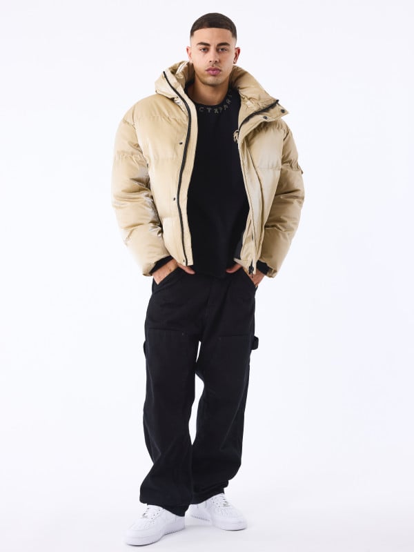 Project X Paris Doudoune Ultra Brillante à Capuche