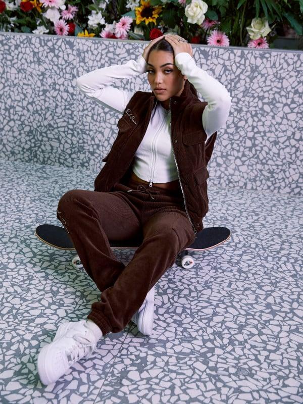 Project X Paris Gilet Matelassé Effet Velours