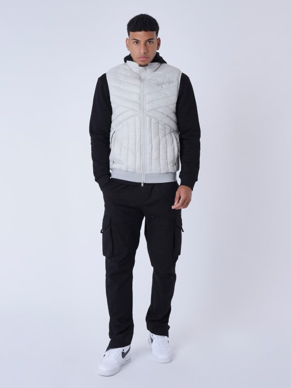 Project X Paris Gilet Matelassé Géometrique