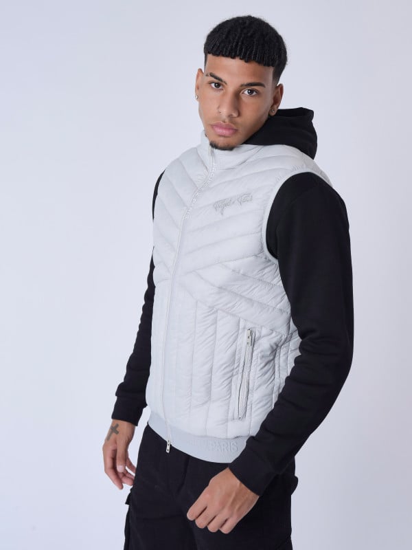 Project X Paris Gilet Matelassé Géometrique