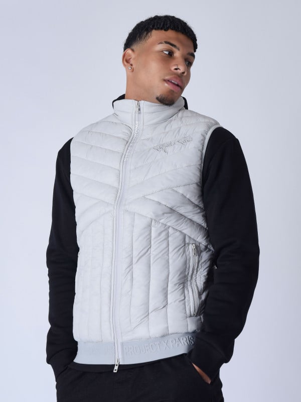 project x paris Gilet matelassé géometrique