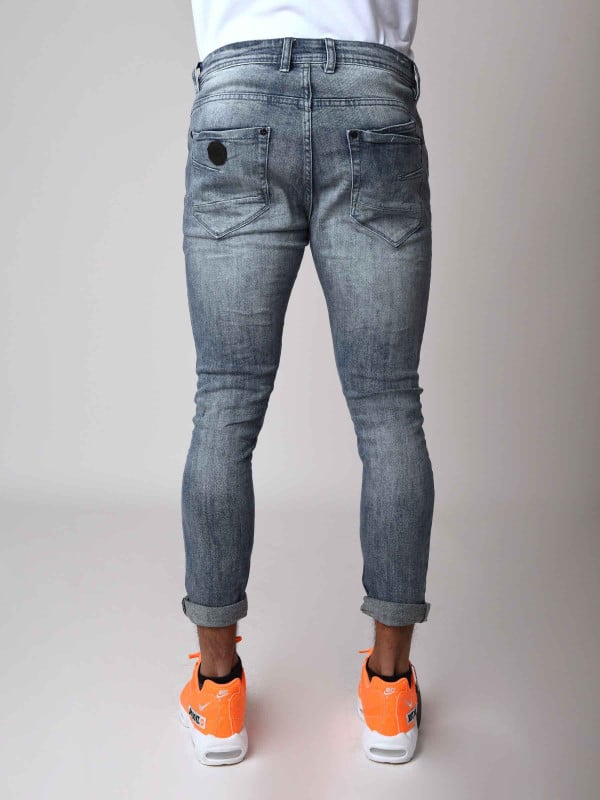 Project X Paris Jean Bleu Délavé Coupe Skinny