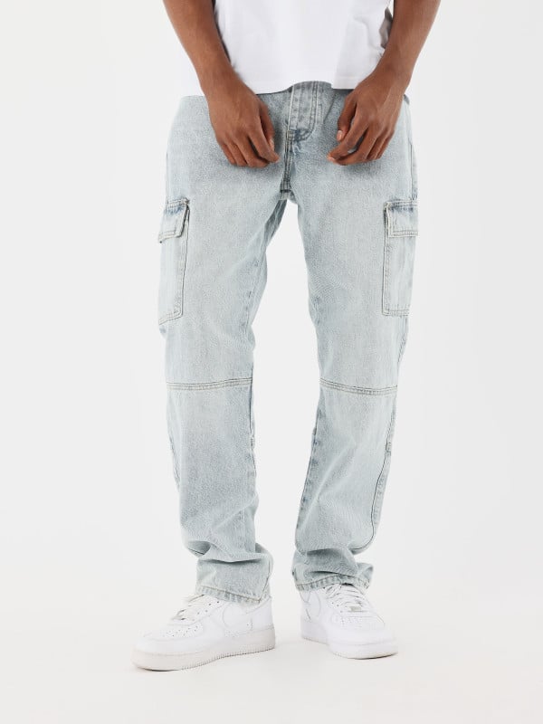 Project X Paris Jean Cargo A Découpes