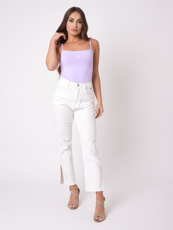 Project X Paris Jean Droit évasé Avec Fente