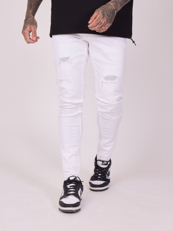 project x paris Jean skinny effet usé
