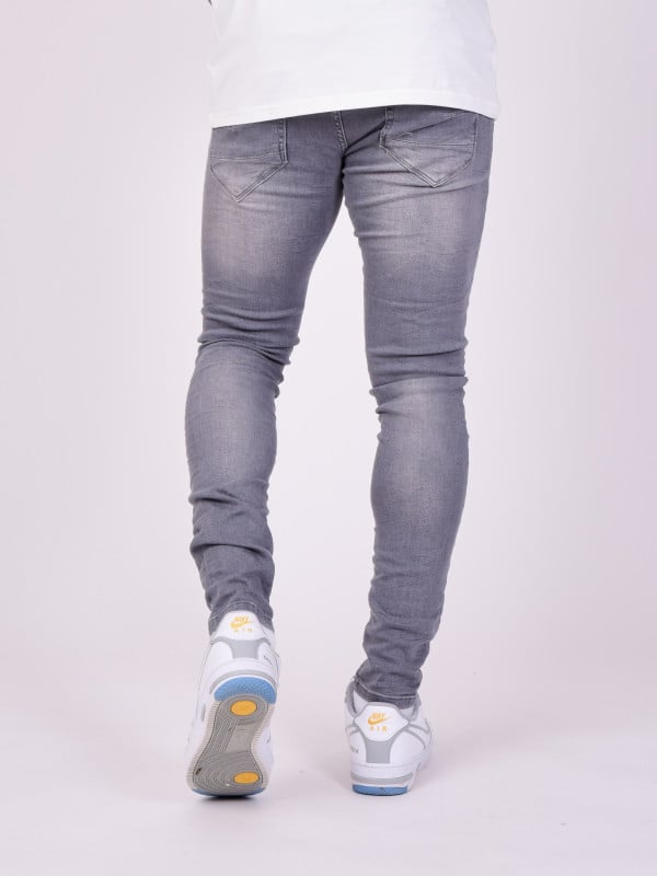 Project X Paris Jean Skinny Gris Delavé
