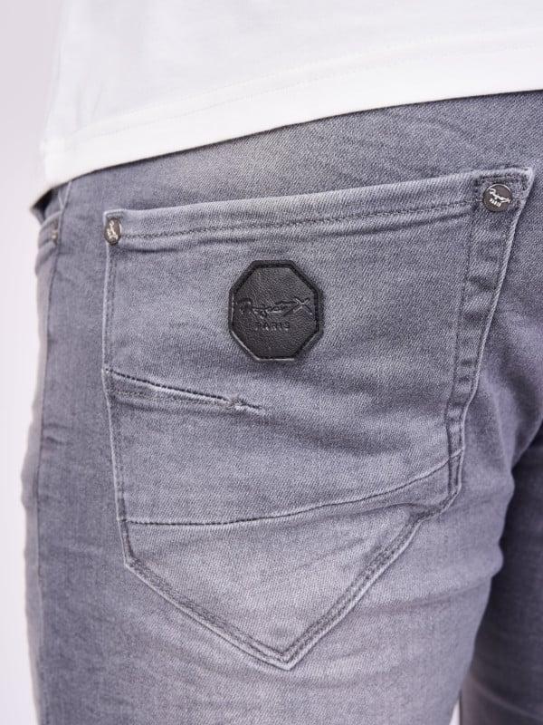 Project X Paris Jean Skinny Gris Delavé