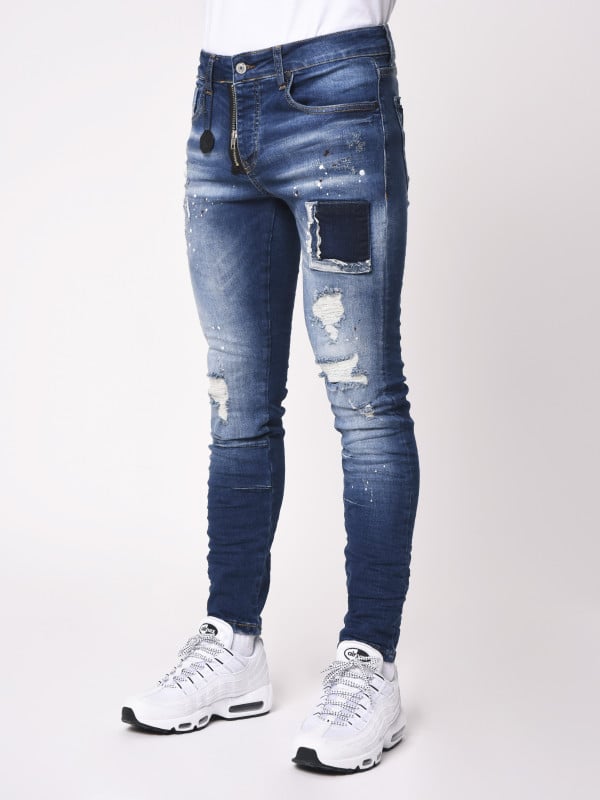 Project X Paris Jean Skinny Tacheté