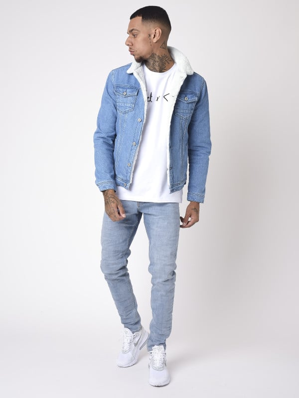 Project X Paris Jean Slim Basic Bleu Clair
