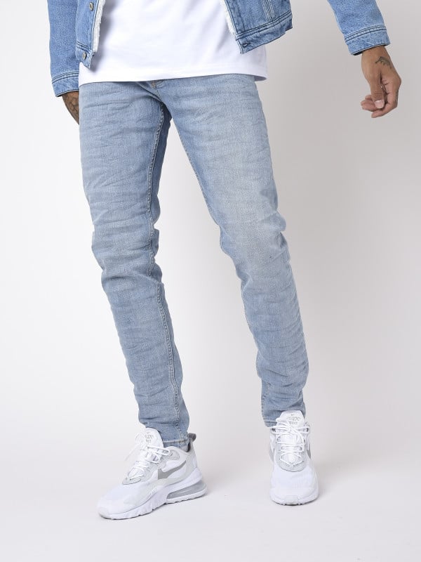 project x paris Jean slim basic bleu clair