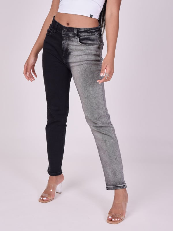 Project X Paris Jean Slim Bicolore