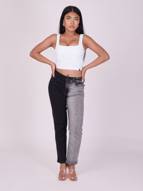 project x paris Jean slim bicolore