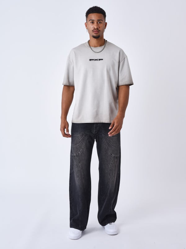 project x paris Jeans a découpes organique