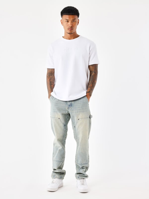 project x paris Jeans ample à détails charpentier