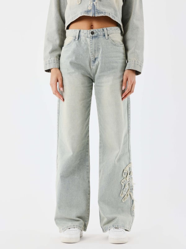 Project X Paris Jeans Ample Délavé