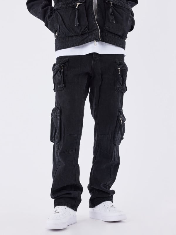 Project X Paris Jeans Brute Workwear Multi-poches