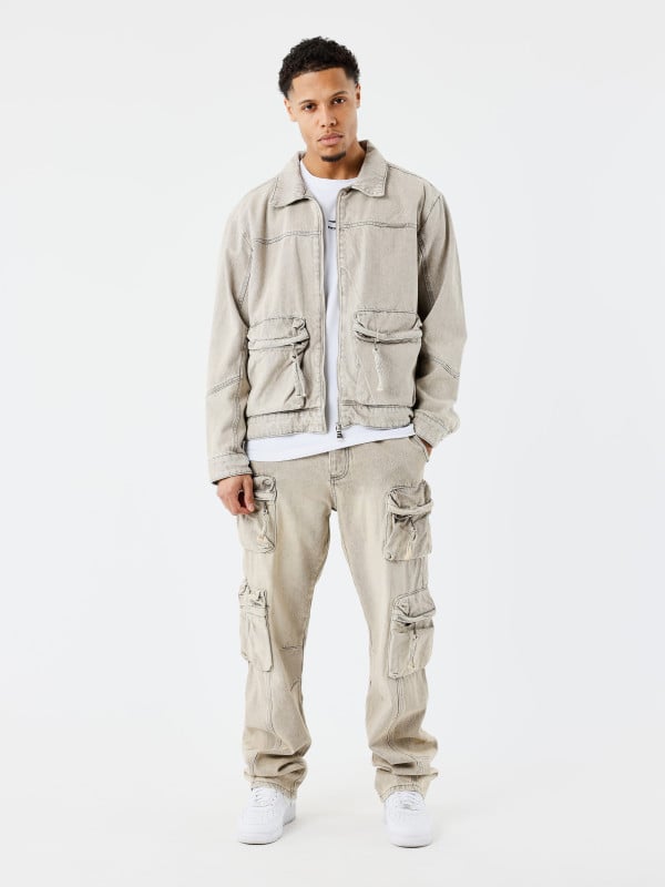 project x paris Jeans brute workwear multi-poches