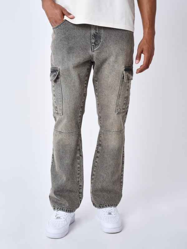 Project X Paris Jeans Flare A Découpes