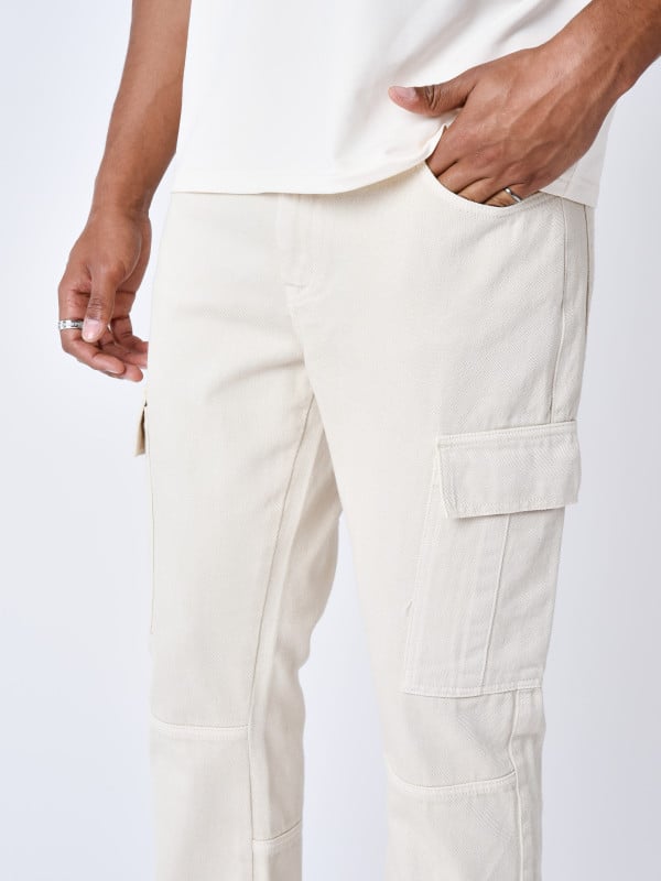 Project X Paris Jeans Flare A Découpes