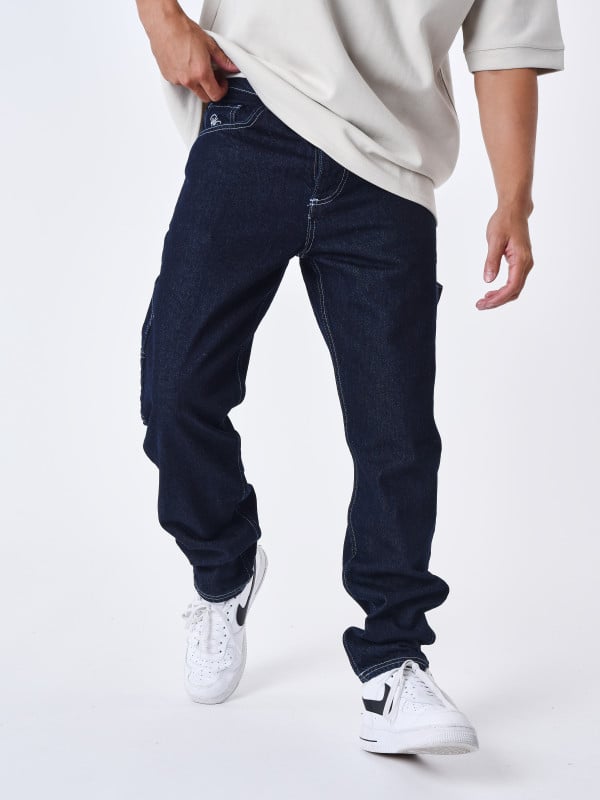 Project X Paris Jeans Regular Couture Contrasté