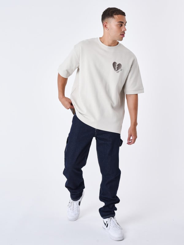 Project X Paris Jeans Regular Couture Contrasté