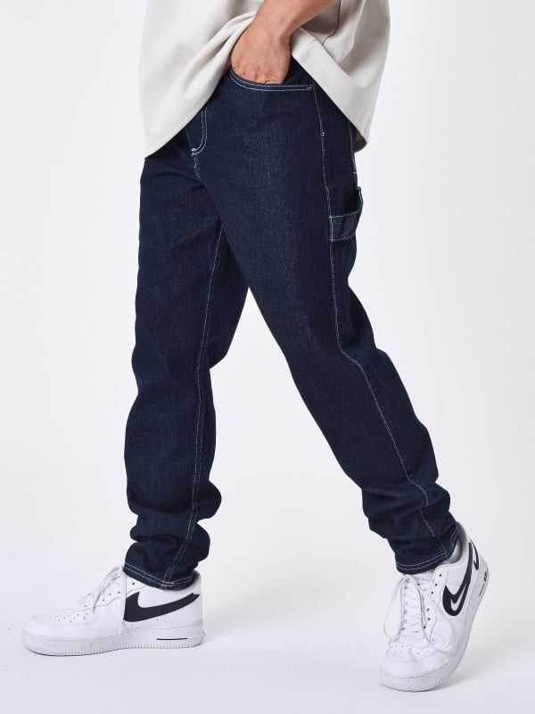 Project X Paris Jeans Regular Couture Contrasté