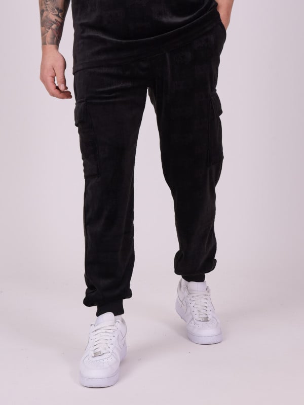 Project X Paris Jog Pant En Velour Gaufré