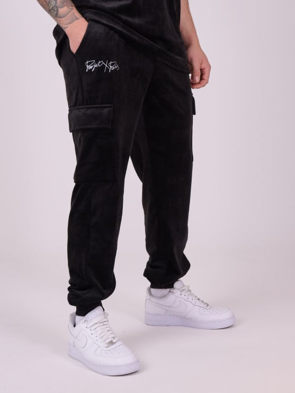 Project X Paris Jog Pant En Velour Gaufré