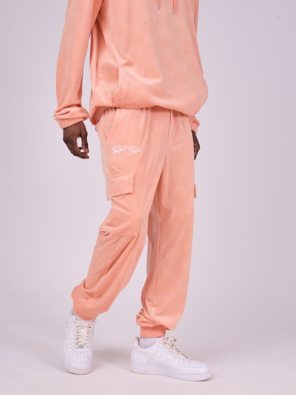 project x paris Jog pant en velour gaufré