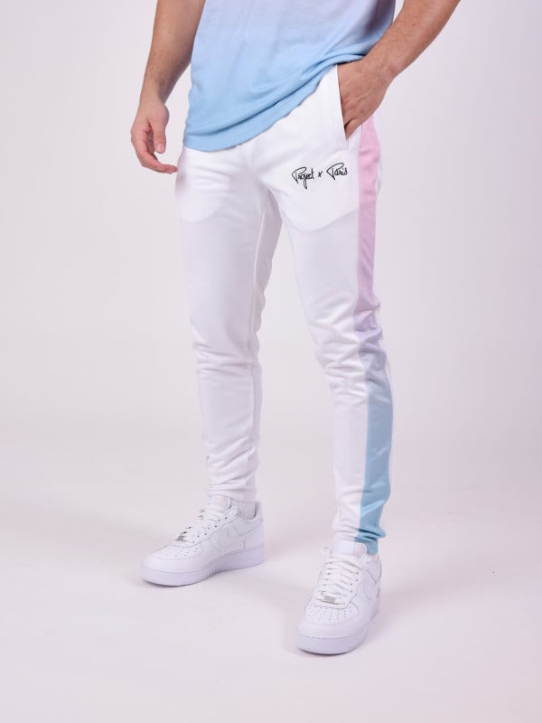 project x paris Pantalon à bandes dégradées
