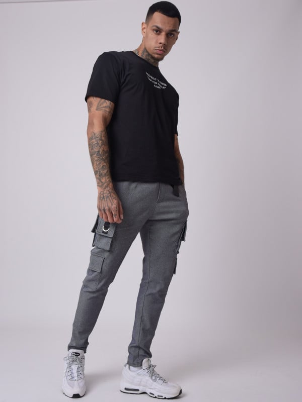 Project X Paris Pantalon à Poches Avec Ceinture