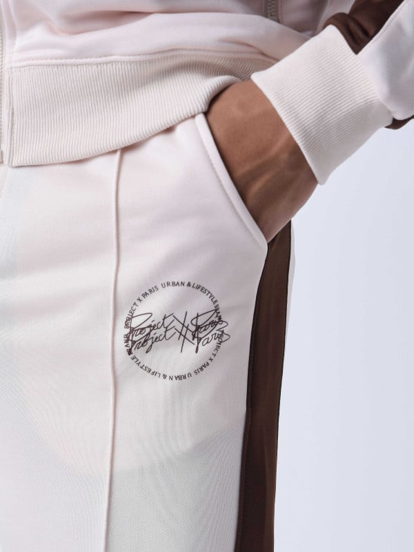Project X Paris Pantalon Bicolore à Empiecement