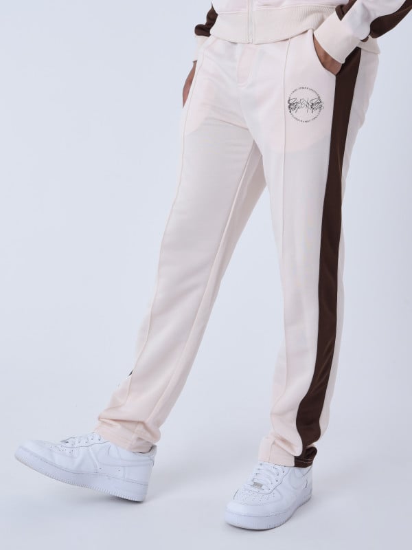 project x paris Pantalon bicolore à empiecement