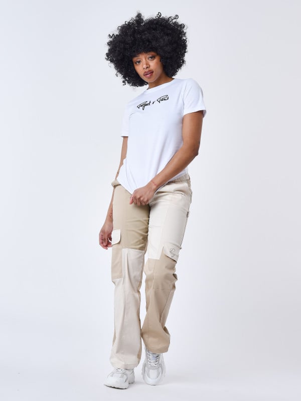 project x paris Pantalon cargo colorblock
