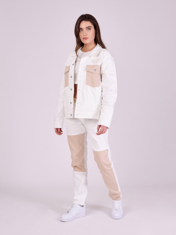 Project X Paris Pantalon Denim Bicolore