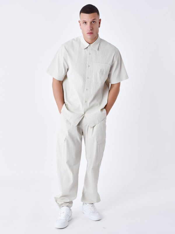 project x paris Pantalon effet froissé a poches